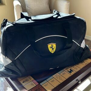 Ferrari canvas travel bag